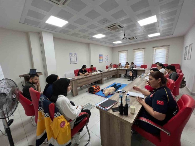 Göreve yeni başlayan 112 personeline temel modül eğitimi verildi