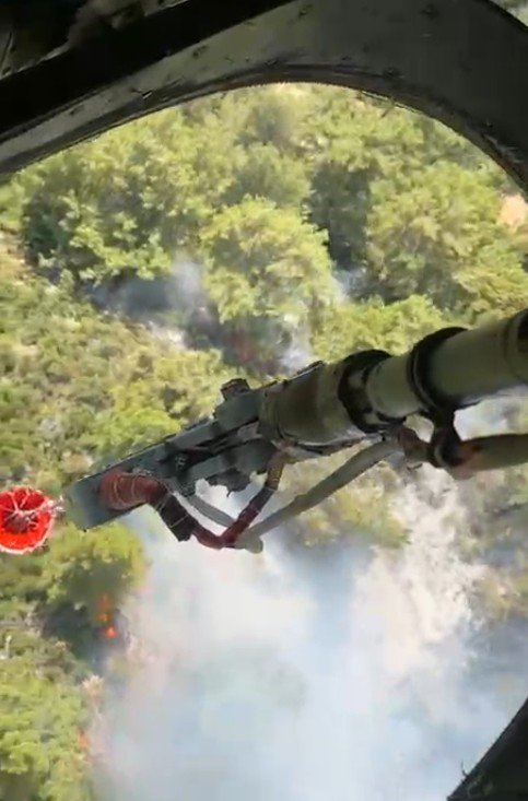 Kaş’ta orman yangını