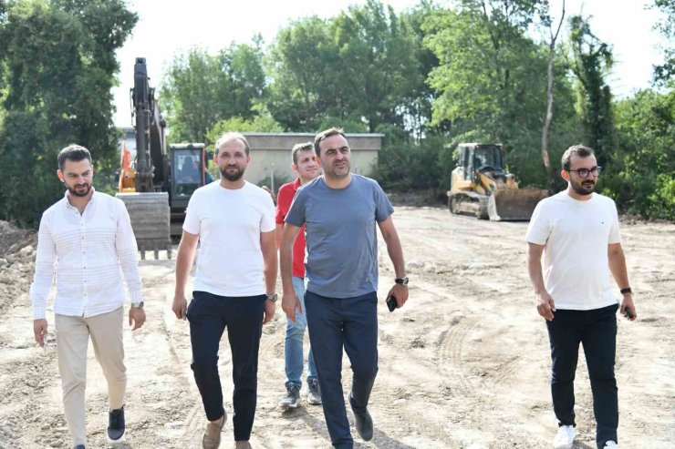 Başkan Özlü, Başiskele’deki çalışmaları yerinde inceledi