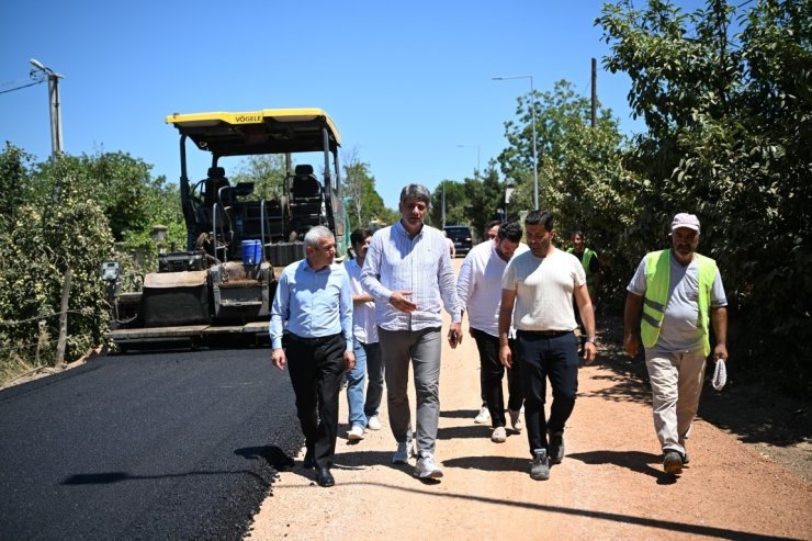 Kartepe’deki Mesudiye Caddesi asfaltlandı
