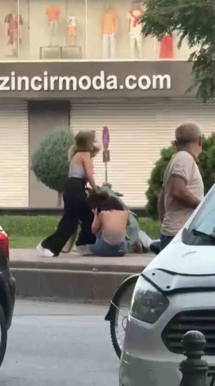 Batman’da 4 kadının saç baş kavgası görüntülendi
