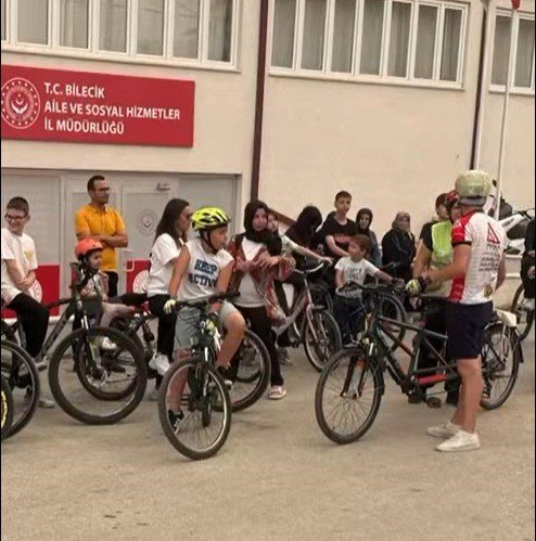 Bisiklet etkinliği Bilecik’te yoğun ilgi gördü