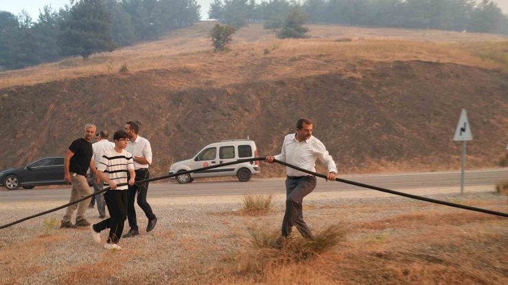 Gürsu Belediye Başkanı Mustafa Işık göz yaşlarını tutamadı