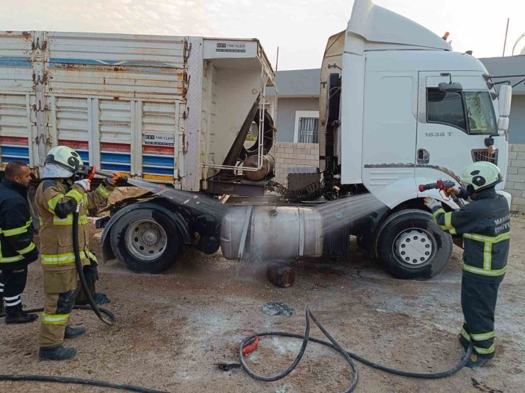 Mardin’de tırın yakıt deposunda patlama: 7 yaralı