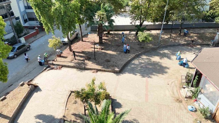 Nazilli Belediyesi’nden Sümer Mahallesi’nde bakım ve temizlik çalışması