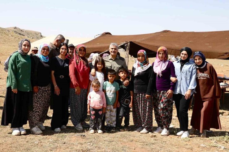 Minas Yaylası’nda gönüllere dokunan ziyaret