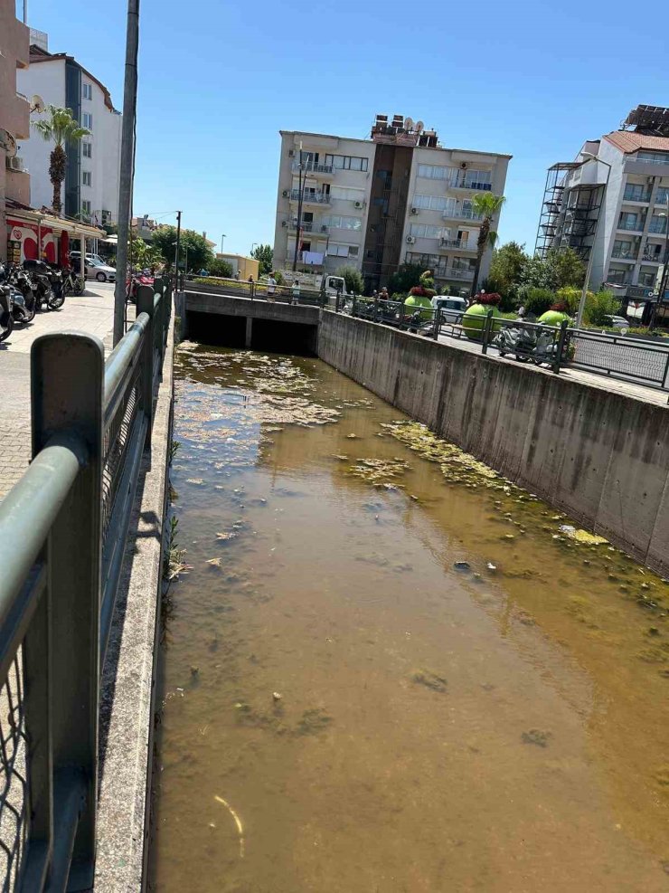 Marmaris’te dere kirliliği tepkisi: "Bu manzara ilçeye yakışmıyor"