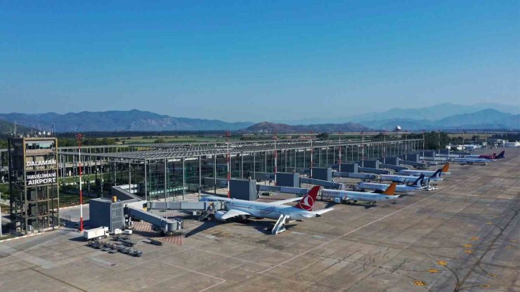 Muğla’nın iki havalimanı 6 ayda 3 milyon 531 yolcuya hizmet verdi