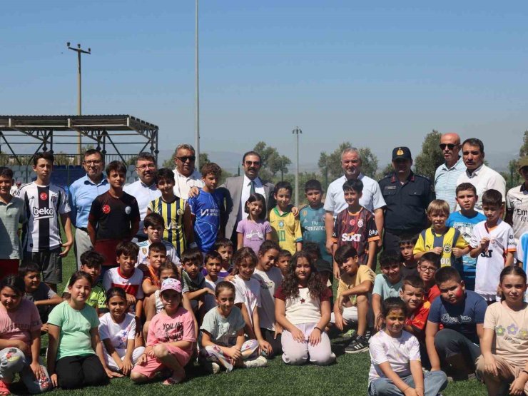 Kaymakam Taşkın, Yaz Kur’an Kursu öğrencileriyle buluştu