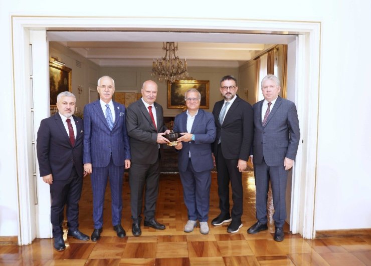 ATO Başkanı Baran’dan İtalya Büyükelçisi Marrapodi’ye ziyaret