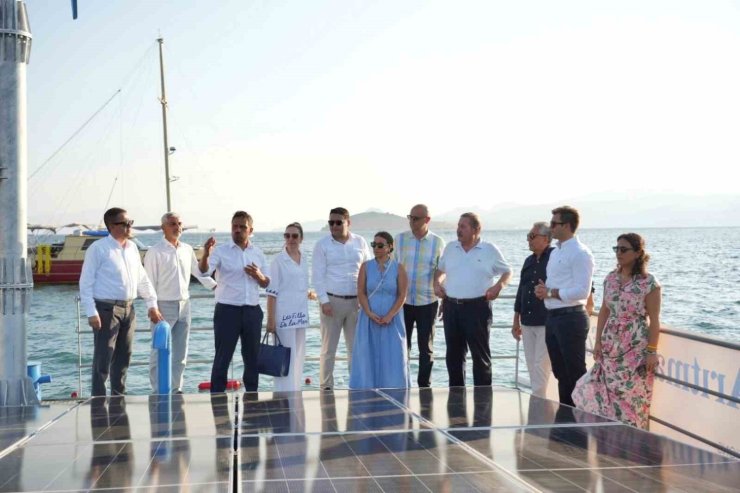 Bodrum’da ’Yüzer Deniz Suyu Arıtma Platformu’ tanıtıldı