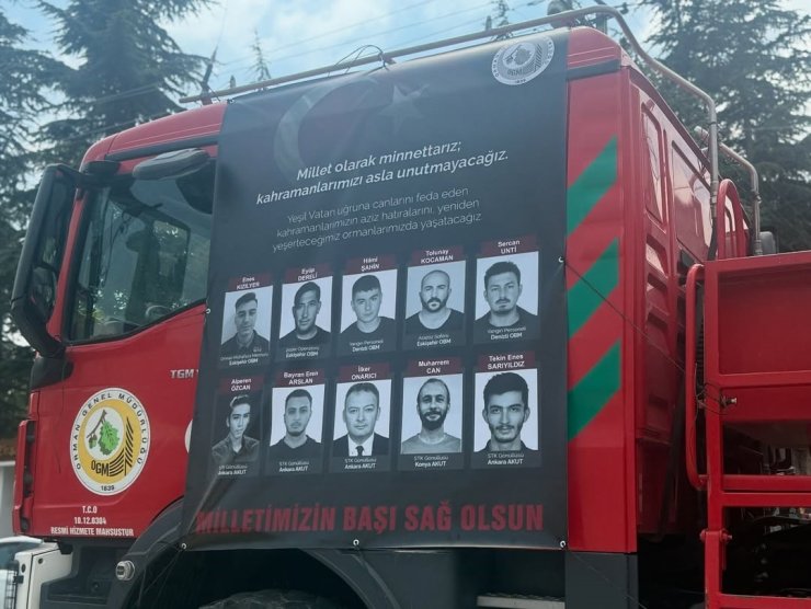 Seyitgazi’de yangın şehitleri dualarla anıldı