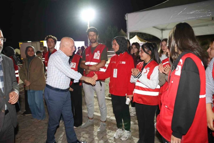 Erzurum Kızılay’dan gençlere afet bilinçlendirmesi