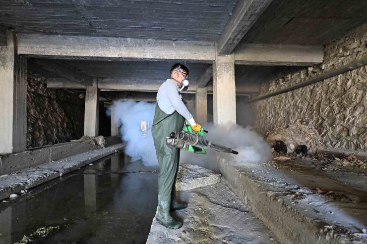 Mut’ta sineksiz yaz için etkili mücadele sürüyor