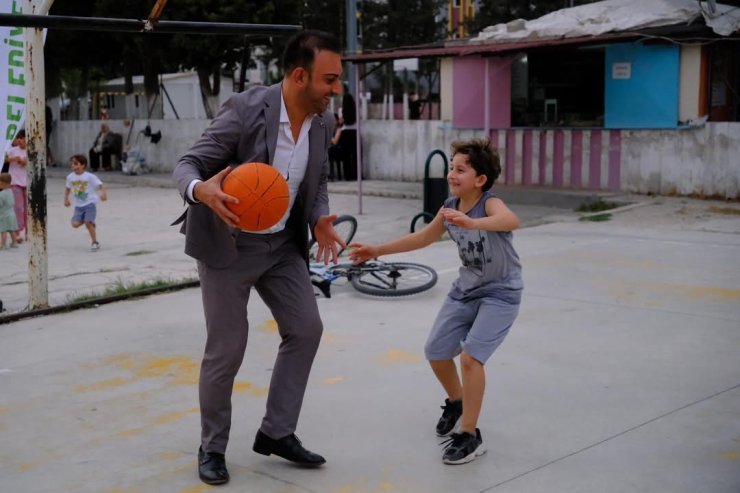 Defne Belediyesi’nin üç mahallede düzenlediği etkinliklerde çocuklar doyasıya eğlendi