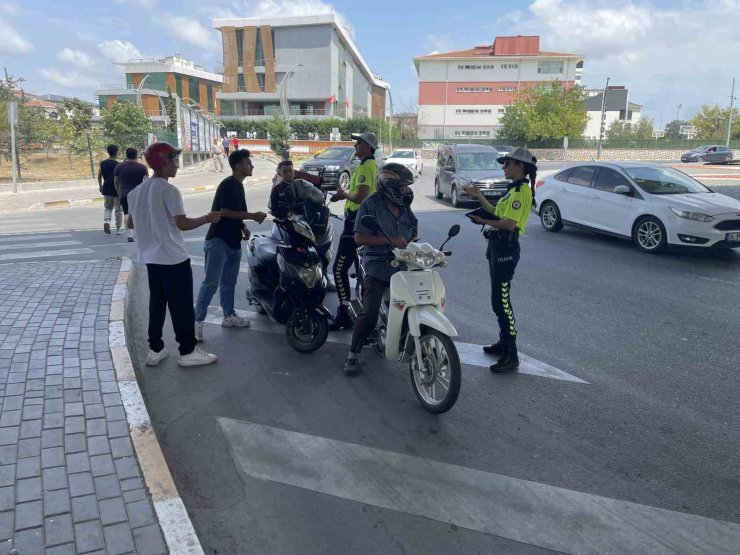 Tekirdağ’da motosiklet denetimleri