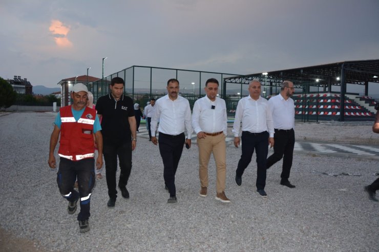 AK Parti’li Baybatur Demirci’de yatırımları inceledi