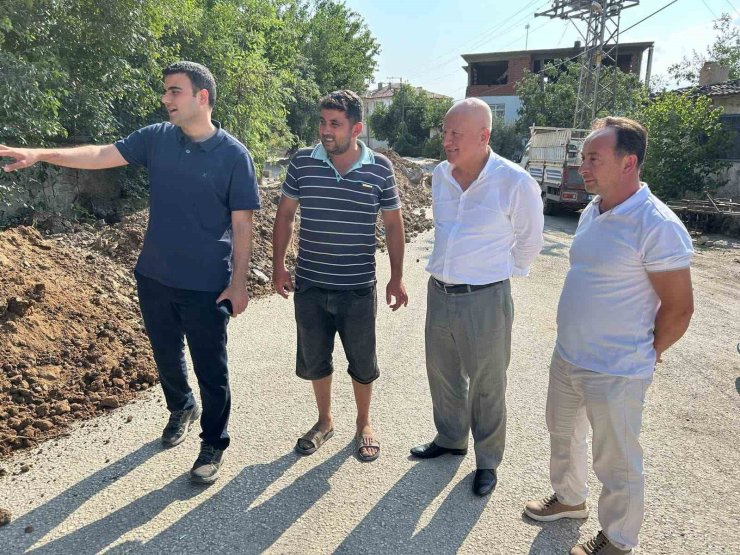 Selçik Köyü’nün içme suyu hattı yenileniyor