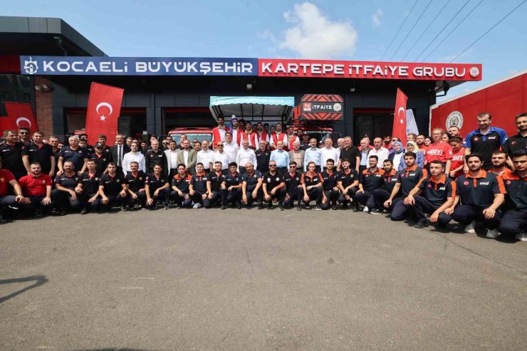 Kartepe’ye yeni itfaiye binası kazandırıldı