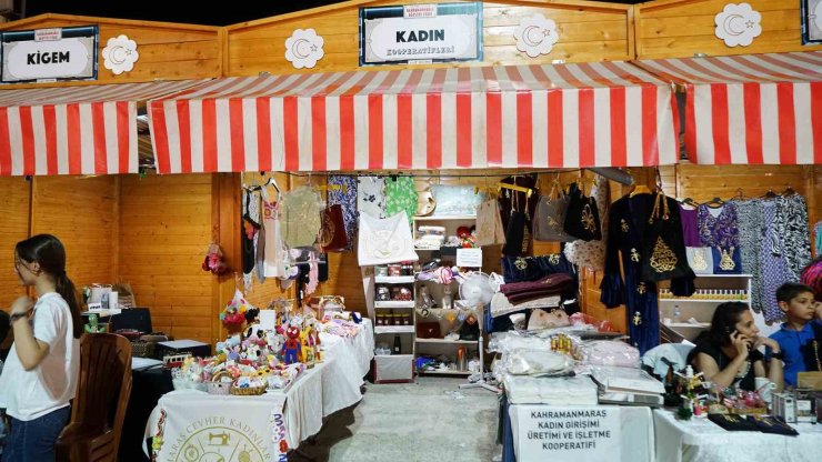 Kahramanmaraş’ta kadınların el emekleri fuarda sergileniyor