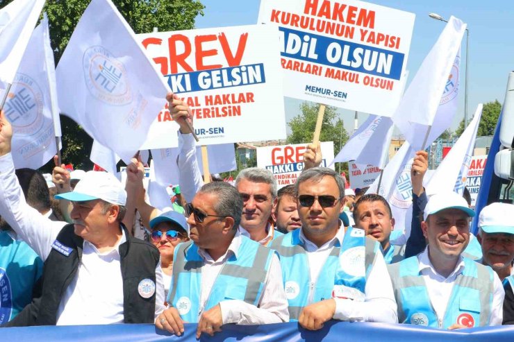 Memur-Sen’den toplu sözleşme eylemi