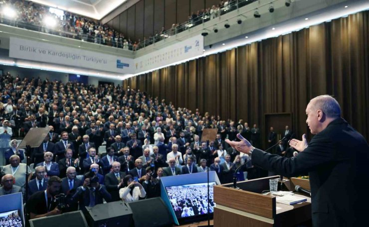 Cumhurbaşkanı Erdoğan: "Süreç sayesinde yalnızca ‘Terör sorununu’ çözmeyi değil; terör tehdidini ve ihtimalini de tamamen sıfırlamayı hedefliyoruz."