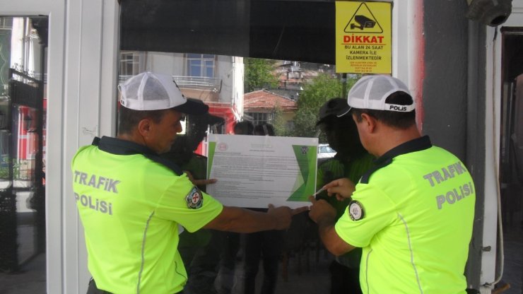 Bozkır’da trafik denetimleri