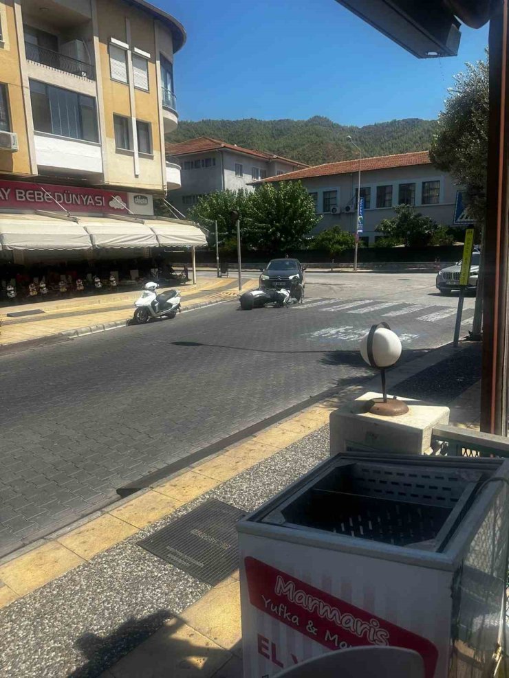 Marmaris’te motosiklet kazası