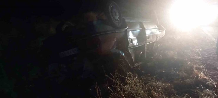 Tokat’ta otomobil takla attı: 1 yaralı