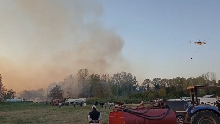 Bursa’da korkutan yangın