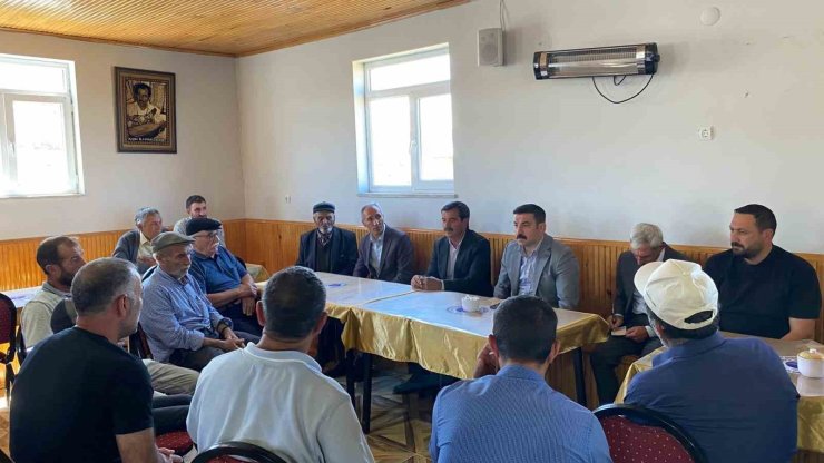 Arpaçay Kaymakamı Akköz, köylerde incelemelerde bulundu