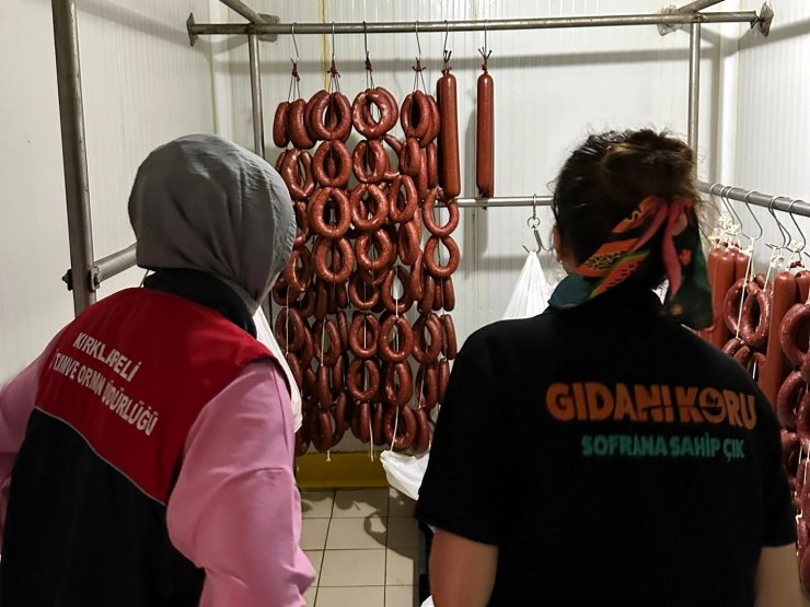 Kırklareli’nde et işletmeleri denetlendi