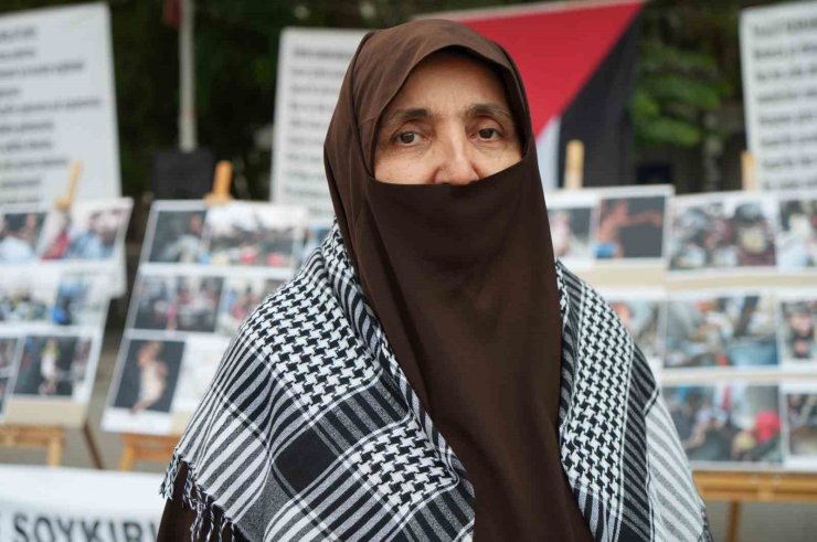 Filistin için imza kampanyasına destek veren Cemile teyze: "Her bir imza İsrail’e bir bomba olacak"
