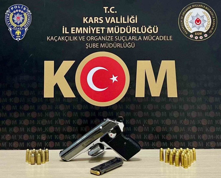 Arpaçay’da silah ve mühimmat ele geçirildi