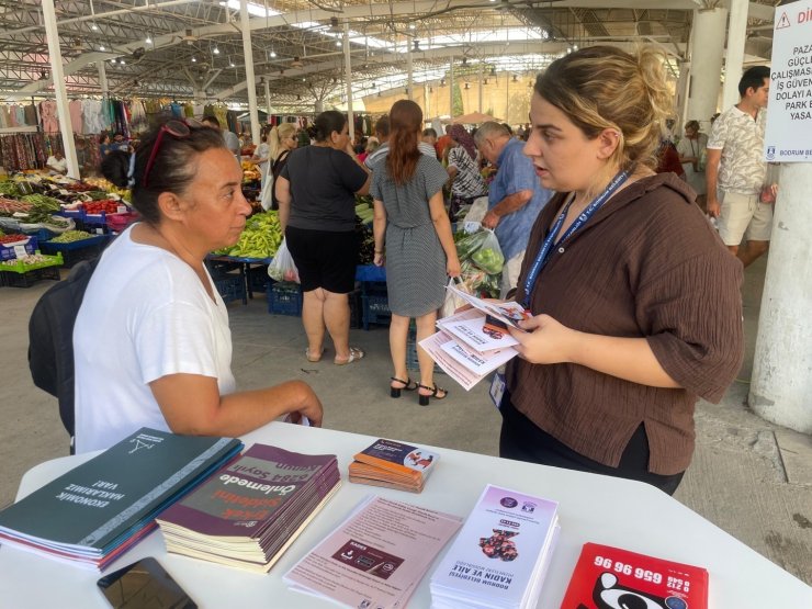 Bodrum’da kadın ve aile hizmetleri ekipleri sahada