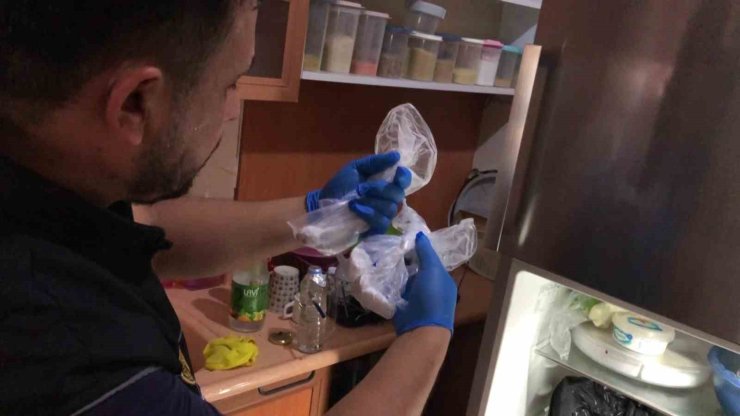 Kokain buzdolabından çıktı