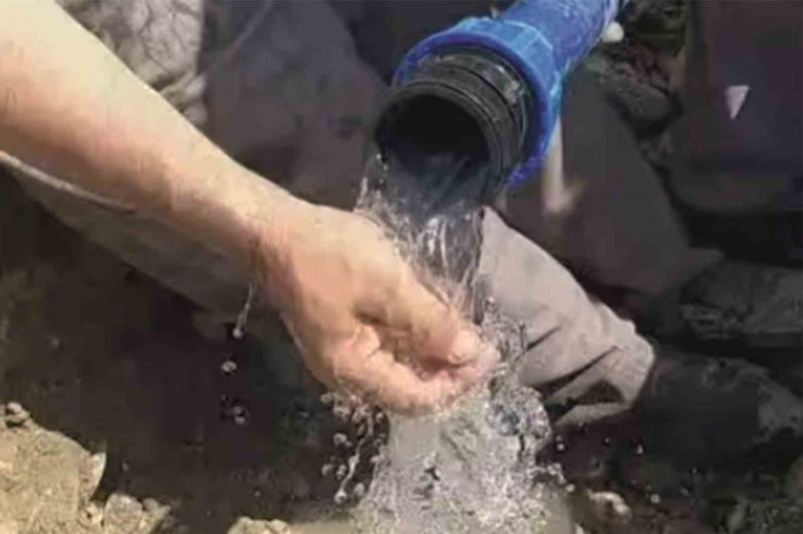 Gediz Yeşilçay köyünde vatandaşlardan örnek dayanışma