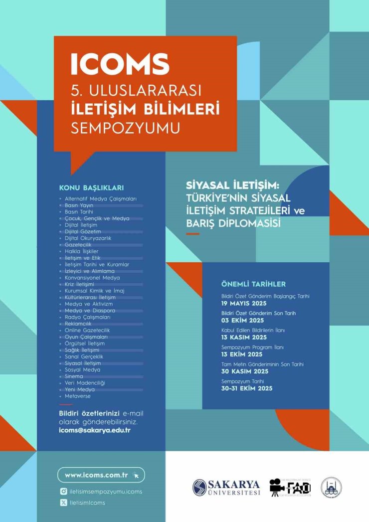 Türkiye’nin barış diplomasisi Sakarya’da masaya yatırılacak