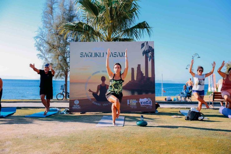 Didimliler güne sabah sporu ile başlıyor