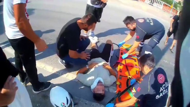 Samsun’da motosikletler çarpıştı: 2 yaralı