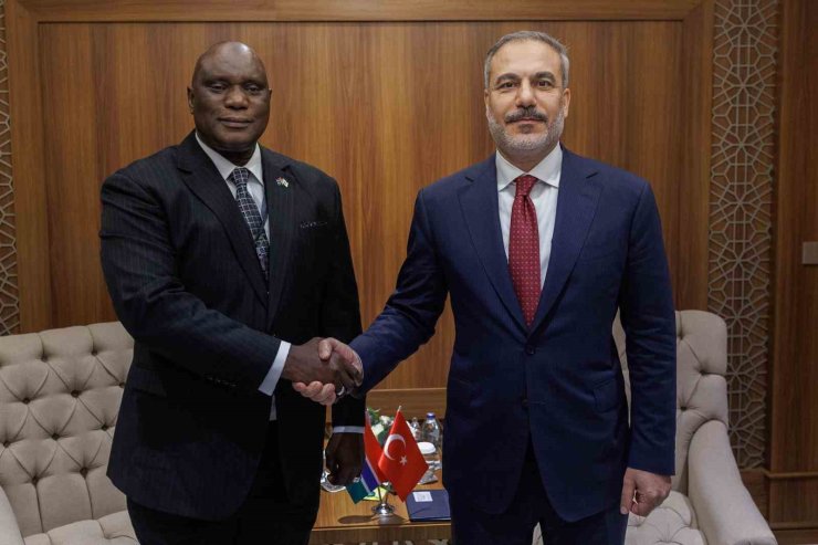 Bakan Fidan, Gambiya Dışişleri Bakanı Njie ile görüştü