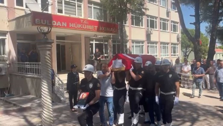 Buldan’da hayatını kaybeden polis memuru için tören düzenlendi