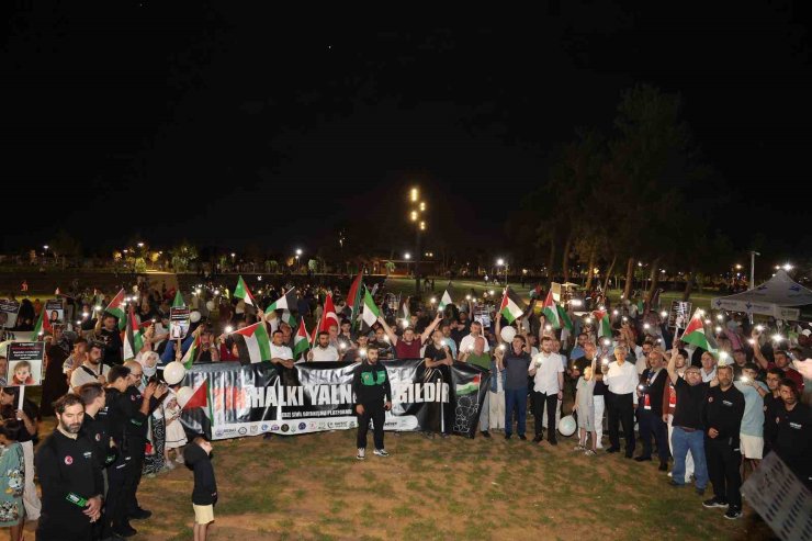 Gebze’den Gazze’ye destek yürüyüşü