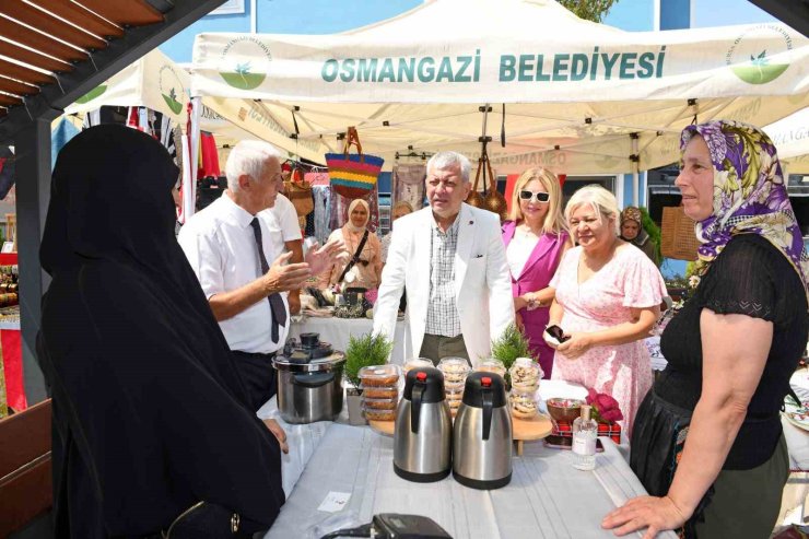 Osmangazi ’Kadın Girişimciler Sokağı’ üçüncü kez kapılarını açtı