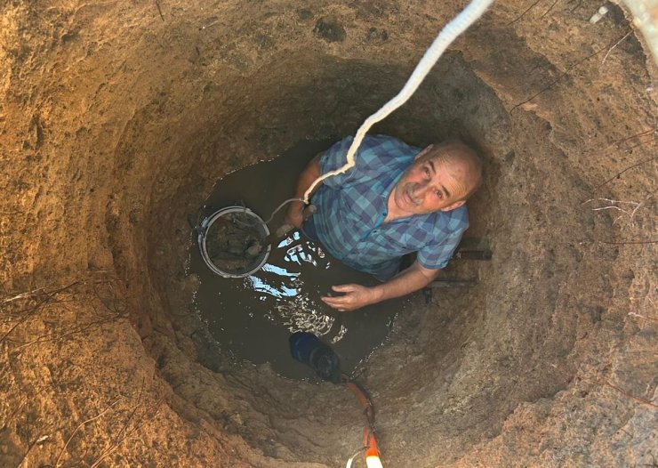 Konyalı çiftçi: 80 yıllık kuyumuzda ilk kez su bitti