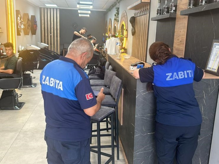 Erzincan’da kuaförler denetlendi