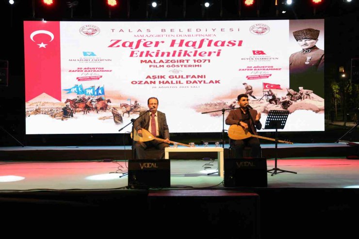 Talas’ta Zafer Coşkusu ‘Malazgirt Filmi’ ile devam etti