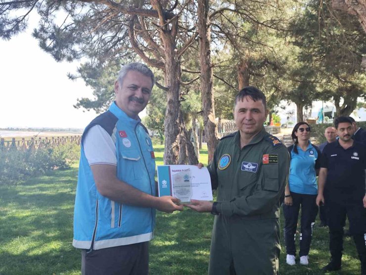 Beyşehir Gölü’nde nefes kesen güç birliği tatbikatı