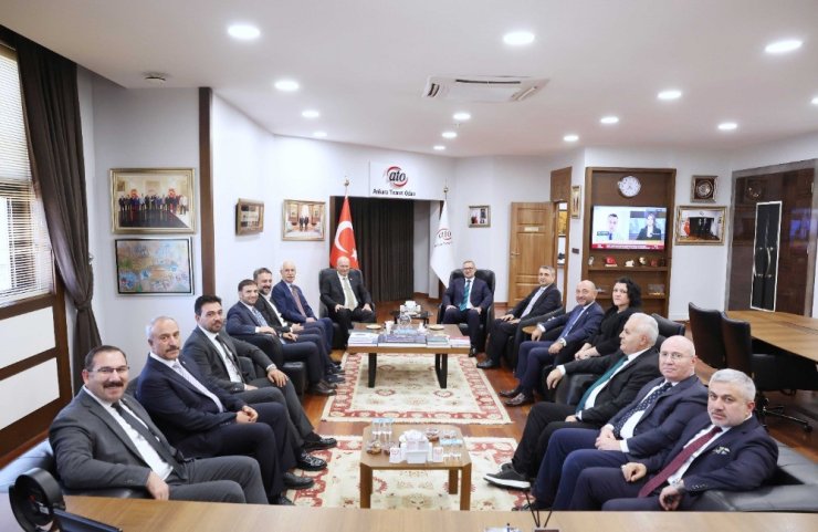 Merkez Bankası Başkanı Karahan’dan ATO’ya ziyaret