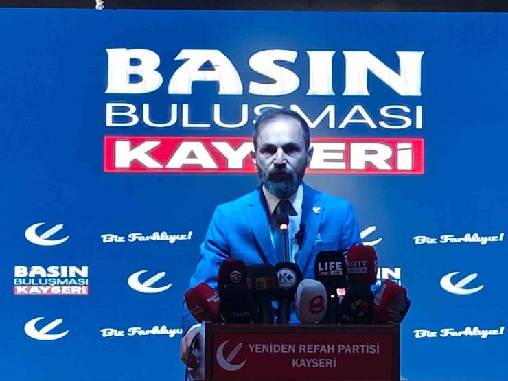YRP Kayseri İl Başkanı Özcan: "Partimiz Kayseri’de ana muhalefet partisi konumuna gelmiştir"